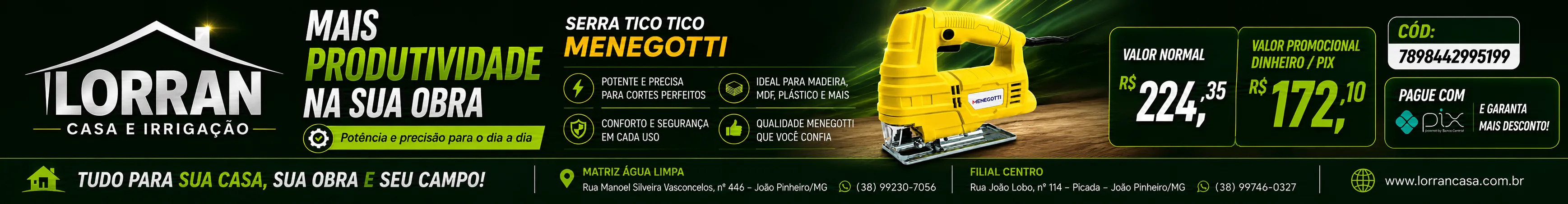 1º banner com ofertas e promoções