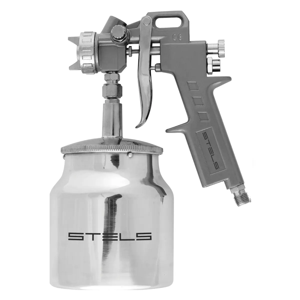 PISTOLA PINT. TANQ. ALIMENT. SUCÇÃO 1000 ML BICOS ENC. ROSCA 1/4 NPT