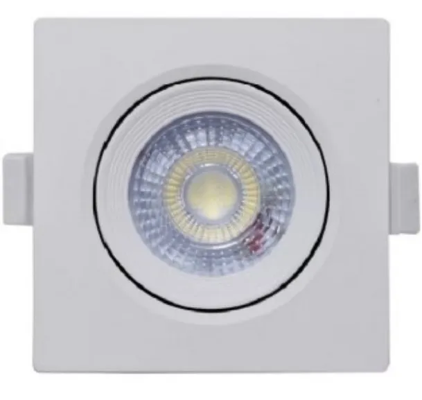 LUMINARIA SPOT QUADRADO 3W 6500K 1809 GALAXY