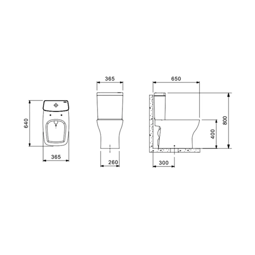 Foto 5 de KIT BACIA COM CAIXA, ASSENTO PP SOFT CLOSE E COMPL INST BOSS BR ROCA