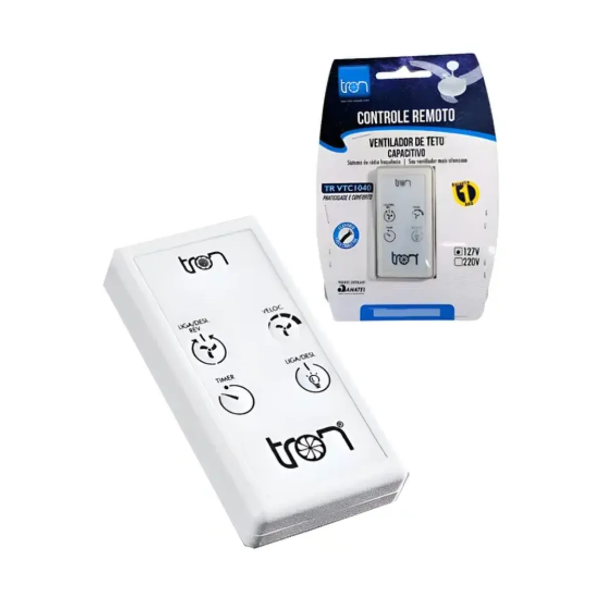 Foto 2 de CONTROLE REMOTO POR RADIO FREQUENCIA 127V TRON