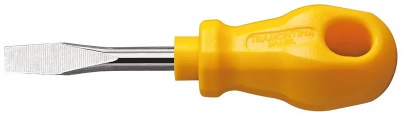 CHAVE DE FENDA TOCO PONTA CHATA 5X38MM - 3/16X1.1/2 TRAMONTINA