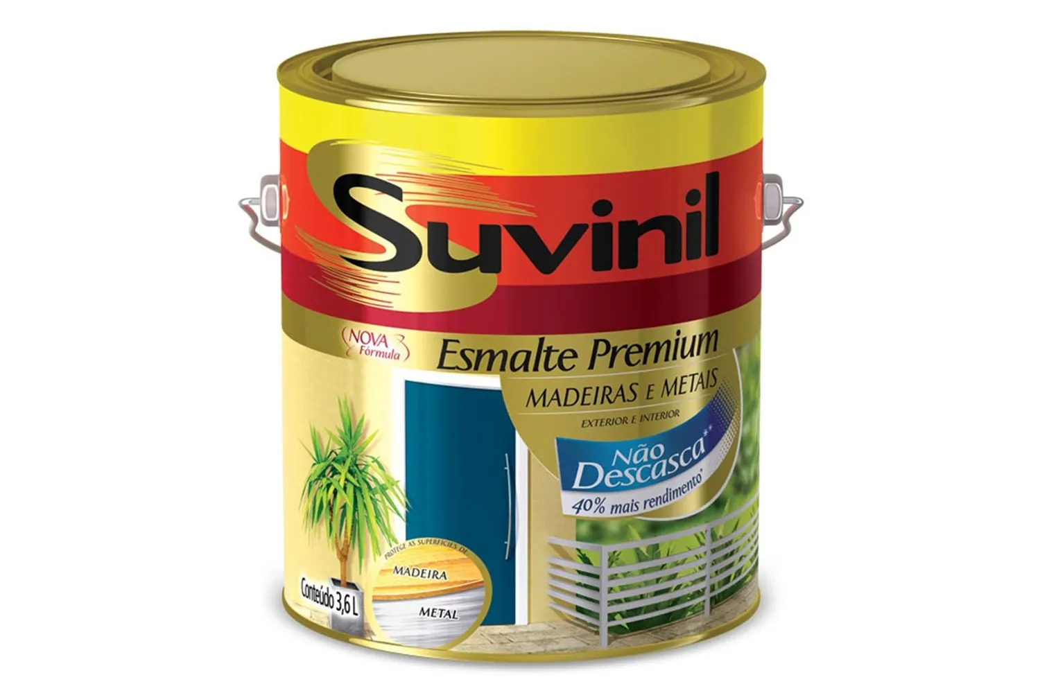 ESMALTE PR COR E PROT FOSCO BR 3,6L SUVINIL