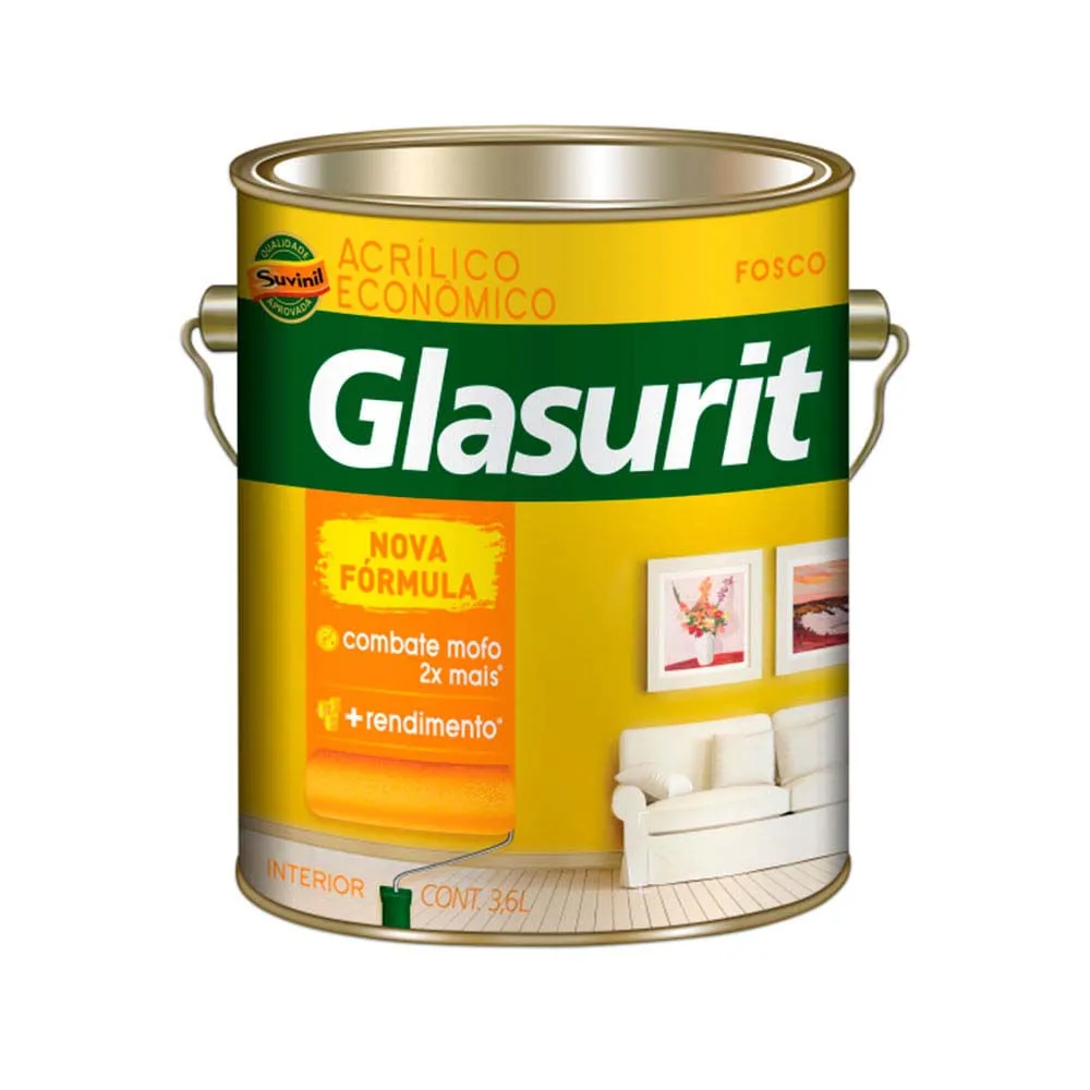 TINTA ACRILICA ECONOMICA MUDA FACIL VERDE PISCINA 3,6L GLASU