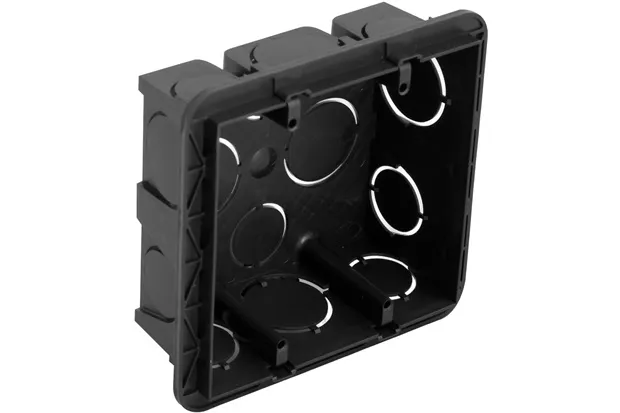 CAIXA EMBUTIR PARA ALVENARIA 4X4 PRETA PIAL