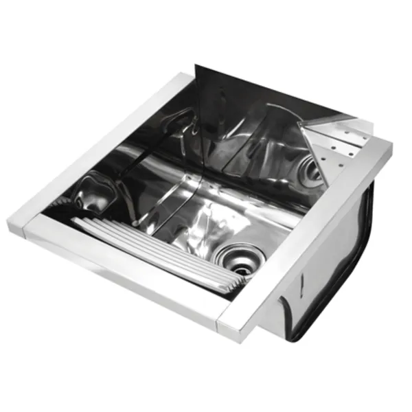 TANQUE RETO INOX 44X47,5X263,5 PAREDE 23L ALTO BRILHO DOCOL