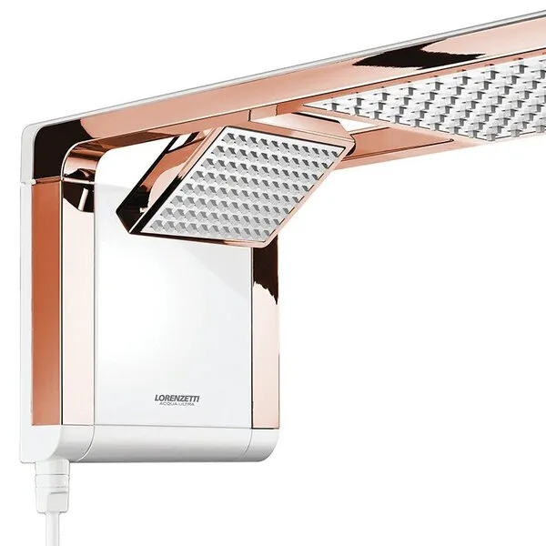 Foto 2 de CHUVEIRO ACQUA DUO BC/ROSE 220V/7800W - 7510124