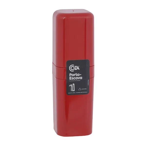 Foto 5 de PORTA ESCOVA SPLASH COM TAMPA VERMELHO - BRINOX