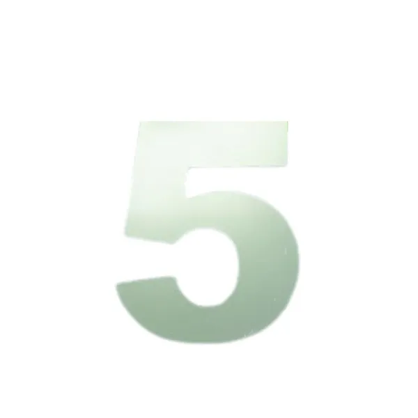AN 15.5 - NUMERO DE ALUMINIO ESPELHADO - ANTICATTO