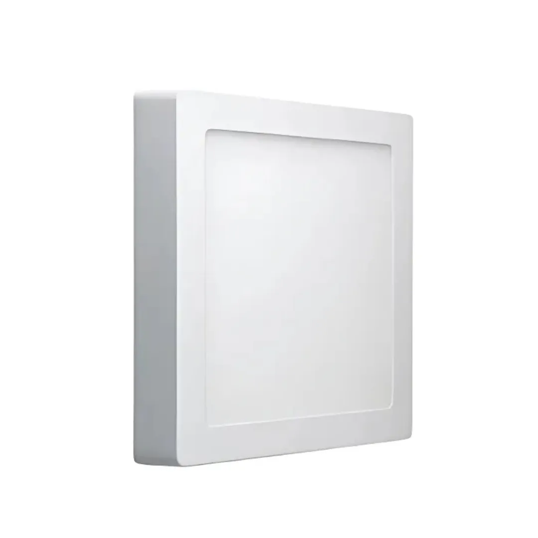 PLAFON SOBREPOR QUAD BRANCA LED 12W AUTOVOLT 6500K 158X158 LUMANTI