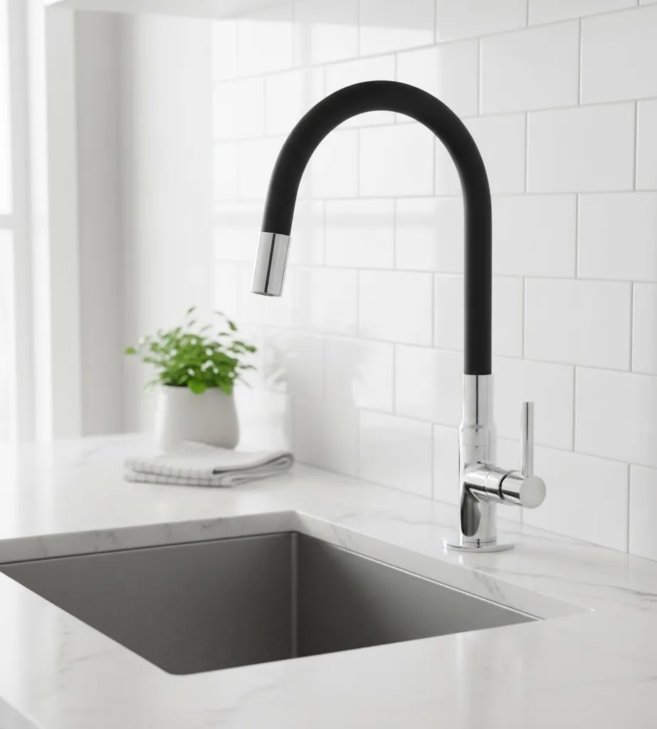 TORNEIRA BICA MOVEL MESA C70 1/4 FLEX PT HIDROLIM