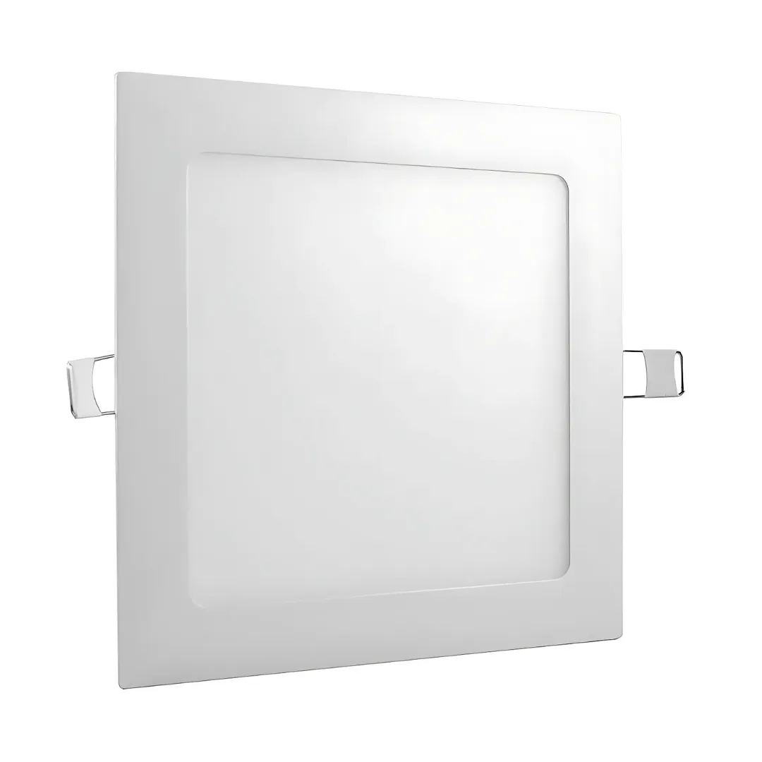 60031 - PLAFON EMBUTIR QUADRADO 24W 3000K - 1320LM BIVOLT EMBULED