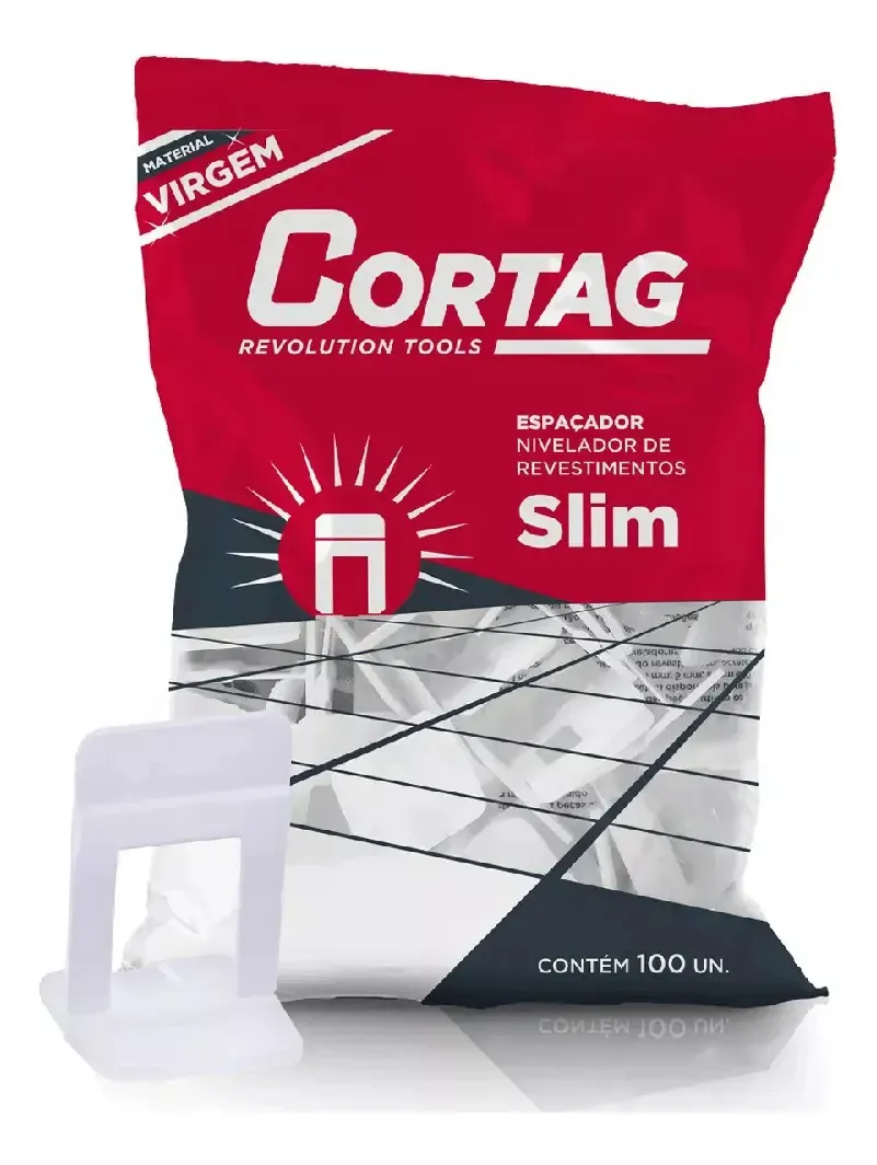 ESPACADOR NIVELADOR SLIM 2,0MM 100PCS CORES